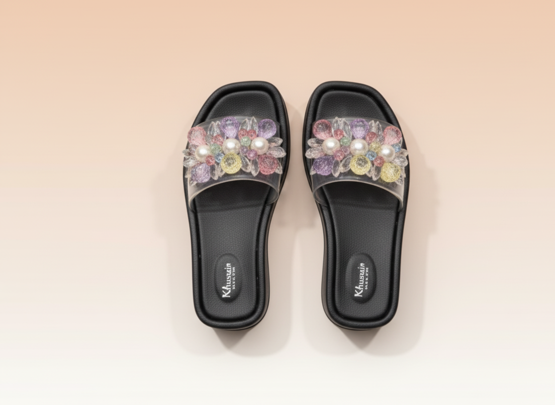 Stylish Transparent Slippers