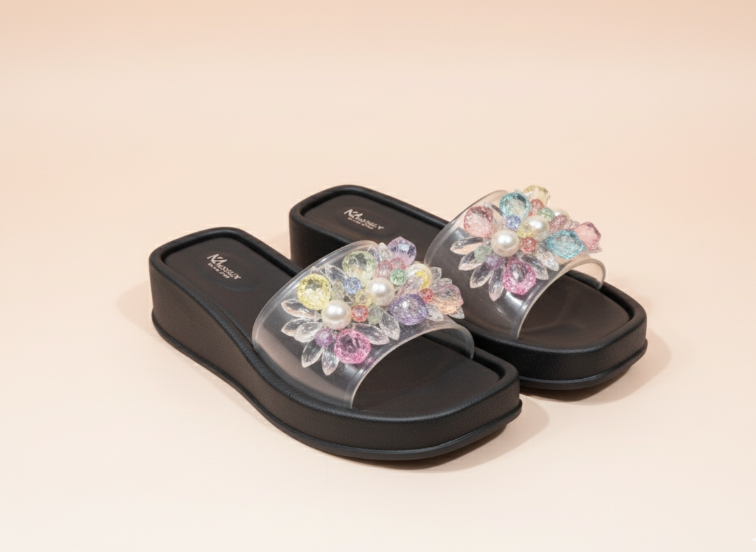 Stylish Transparent Slippers