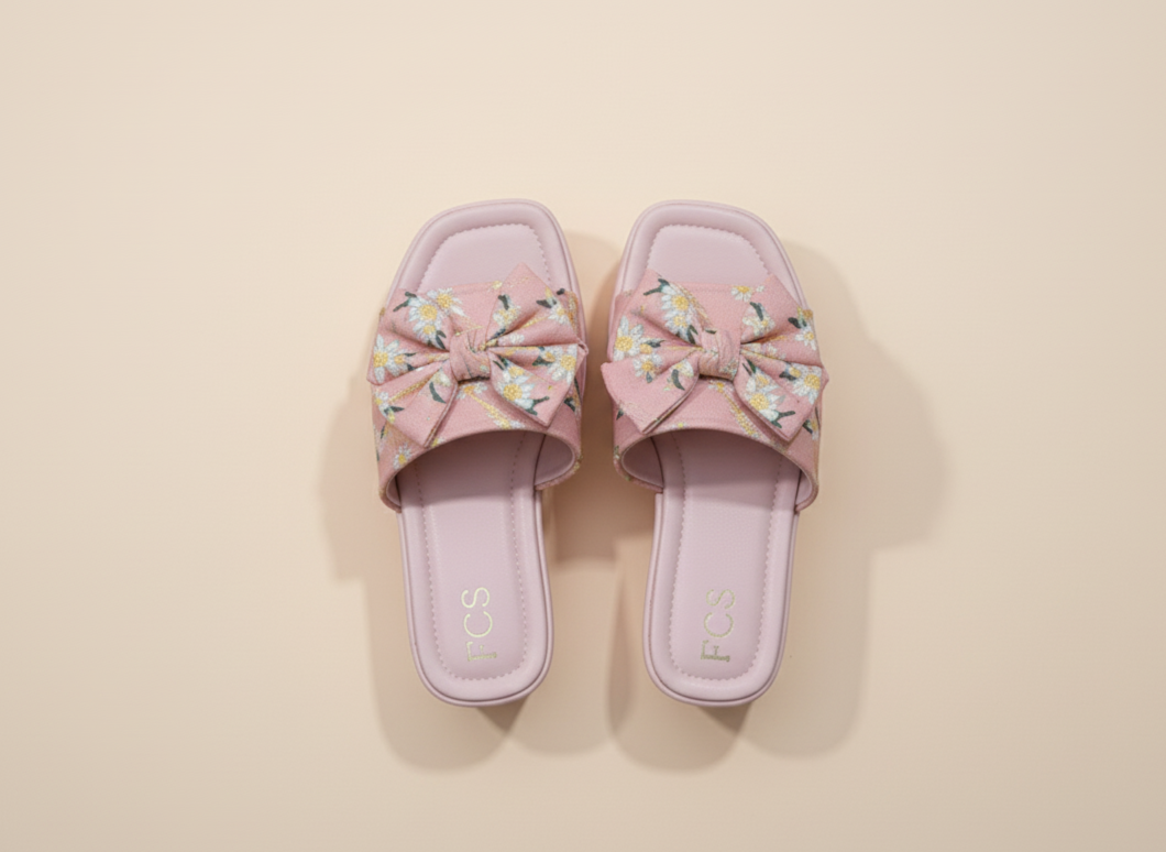 Block Heel Slippers