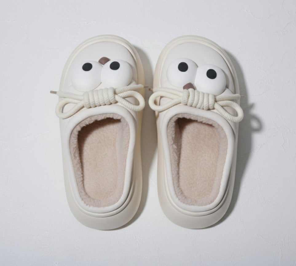 High  Sole Indoor Slipper_White
