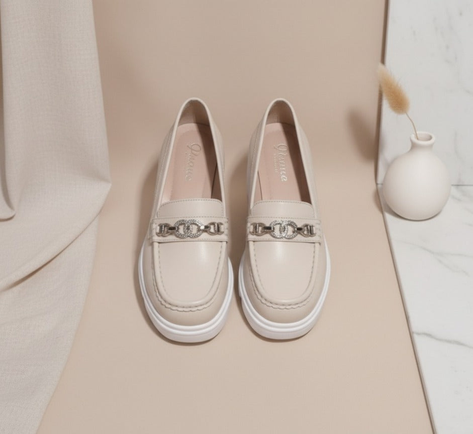 Women High Sole  Pumps_Skin