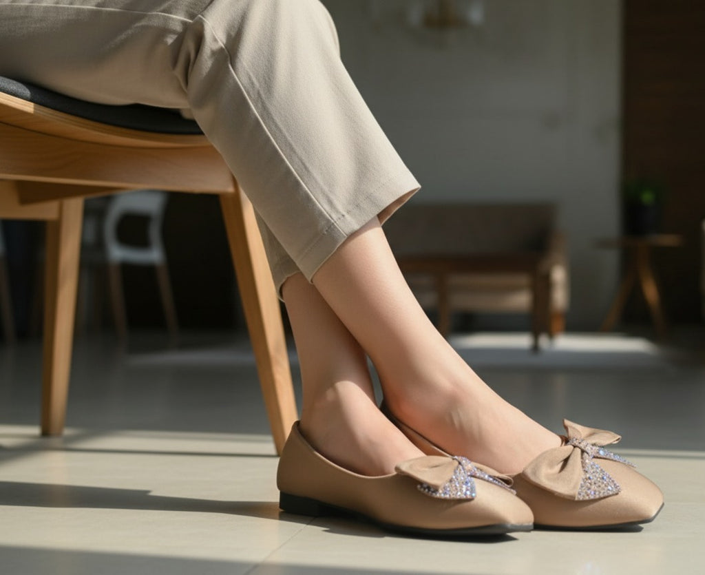 Glitter Party Pumps For Women_Skin