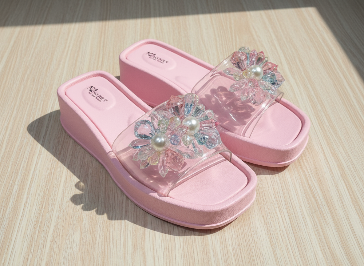 Stylish Transparent Slippers