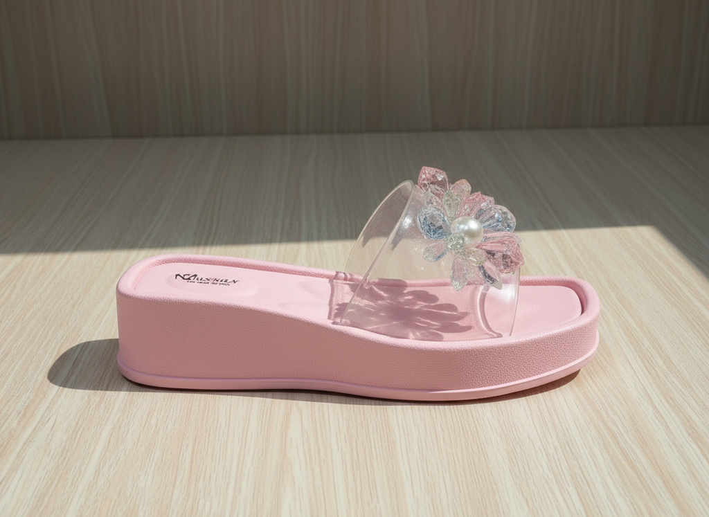Stylish Transparent Slippers